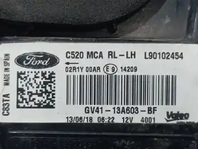 Автозапчастина б/у внутрішній лівий задній ліхар для ford kuga (cbs) titanium посилання на oem iam 2290288 gv4113a603bf l90102454