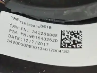 Peça sobressalente para automóvel em segunda mão volante por citroen c3 feel referências oem iam 98164325zd  