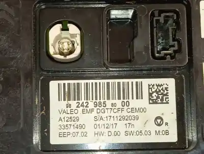 Peça sobressalente para automóvel em segunda mão display gps / multimídia por citroen c3 feel referências oem iam 98261544xu 98389128xu 9824298580