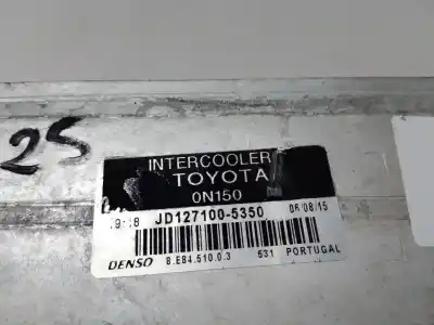 Peça sobressalente para automóvel em segunda mão intercooler por toyota auris luna+ referências oem iam jd1271005350  