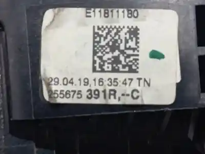 Автозапчастина б/у управління світлом для dacia dokker essential посилання на oem iam 255675391r 255673295r -255676909r 479452659r - 255672302r