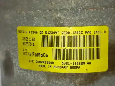 Piesă de schimb auto la mâna a doua compresor de aer condiționat pentru ford kuga (cbs) titanium referințe oem iam 2034564  gv6119d629wa