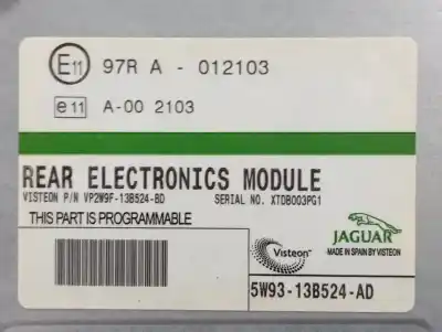 Peça sobressalente para automóvel em segunda mão boitier de commande de abs por jaguar xj 2.7 d xj6 executive referências oem iam c2c38663  5w9313b524ad