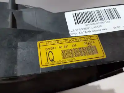 Автозапчасти б/у электрический вентилятор за opel antara cosmo 4x4 ссылки oem iam 96829535 96873839 93743528