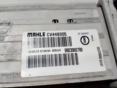 Peça sobressalente para automóvel em segunda mão intercooler por opel crossland x edition referências oem iam 9803900780  