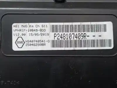 Peça sobressalente para automóvel em segunda mão quadrante por renault kangoo profesional referências oem iam 248107409r  