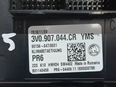 İkinci el araba yedek parçası iklim kontrolü için skoda superb (3v3) active oem iam referansları 3v0907044cr  