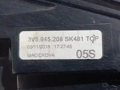 Pezzo di ricambio per auto di seconda mano luci posteriori destra per skoda superb (3v3) active riferimenti oem iam 3v5945208  