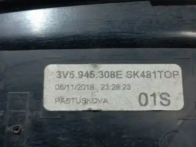 İkinci el araba yedek parçası iç sag kuyruk lambasi için skoda superb (3v3) active oem iam referansları 3v5945308e  