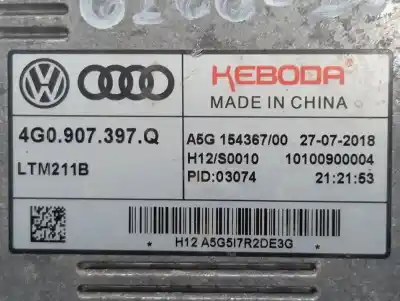 Pezzo di ricambio per auto di seconda mano centralina fari xenon per skoda superb (3v3) active riferimenti oem iam 4g0907397q  