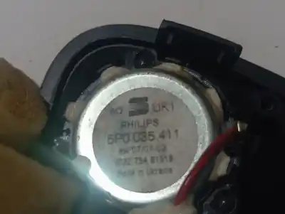 Peça sobressalente para automóvel em segunda mão puxador interior traseiro esquerdo por seat leon (1p1) reference referências oem iam 5p0839113c 5p0839113c3q7 5p0839113c1uq