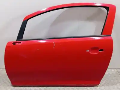 Peça sobressalente para automóvel em segunda mão porta da frente esquerda por opel corsa d catch me referências oem iam 93189328
