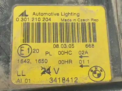 Second-hand car spare part right headlight for bmw x3 (e83) 2.0d oem iam references 63123418412  