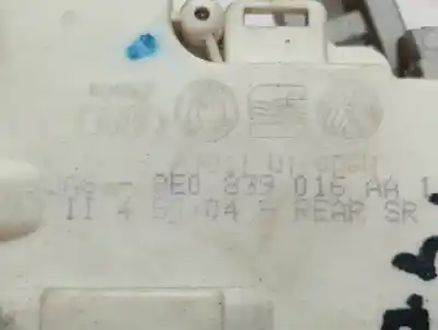 Peça sobressalente para automóvel em segunda mão fechadura da porta traseira direita por audi a4 avant (8e) 2.0 tdi referências oem iam 8e0839016aa  