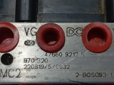 Peça sobressalente para automóvel em segunda mão abs por renault kangoo iii authentic referências oem iam 476609212r  