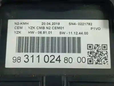 Second-hand car spare part dashboard for opel combo cargo (e) express oem iam references 9831102480  