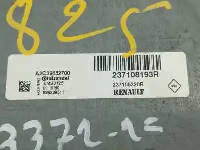 Second-hand car spare part ecu engine control for dacia dokker essential oem iam references 237108193r  