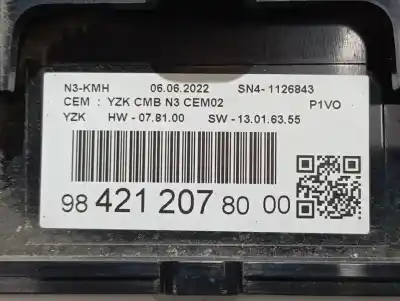 Peça sobressalente para automóvel em segunda mão quadrante por opel combo life edition referências oem iam 9842120780  769168350u