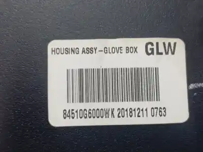 Pezzo di ricambio per auto di seconda mano scatola di guanti per kia picanto (ja) gt line riferimenti oem iam 84510g6000wk  84510g6000