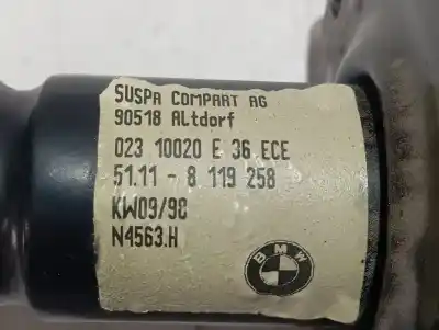 Second-hand car spare part front bumper reinforcement for bmw 3 compact (e36) 316 i oem iam references 51118176272  