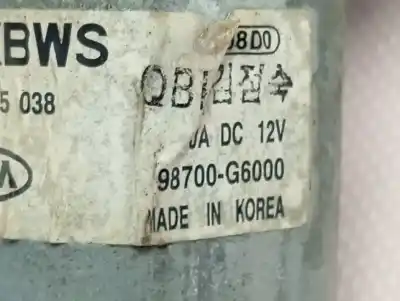 Peça sobressalente para automóvel em segunda mão motor do limpador traseiro por kia picanto (ja) concept referências oem iam 98700g6000  