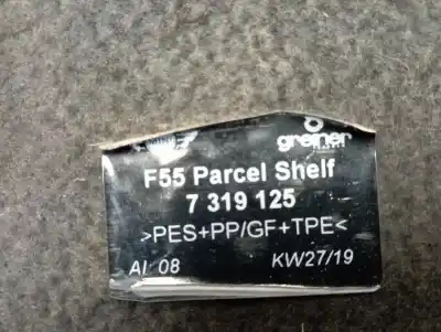 Second-hand car spare part parcel shelf for mini mini (f55) one oem iam references 51467319125  