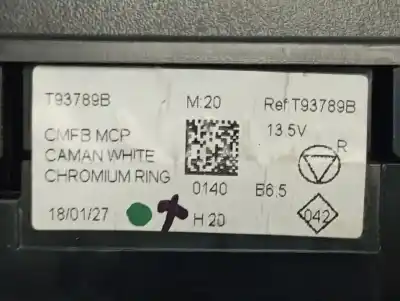 Peça sobressalente para automóvel em segunda mão comando de sofagem (chauffage / ar condicionado)  por dacia duster ii comfort referências oem iam 275107624r  