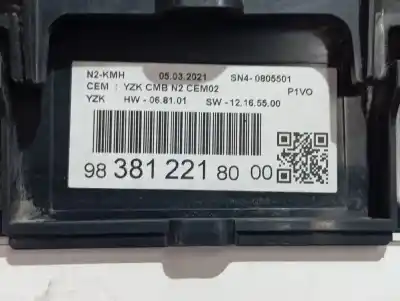 Peça sobressalente para automóvel em segunda mão quadrante por opel combo life edition referências oem iam 9838122180  769318960u