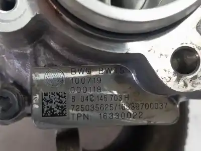 Peça sobressalente para automóvel em segunda mão turbocompresor por seat leon (5f1) reference referências oem iam 04c145703h 725035625 / 16371015069 16330022