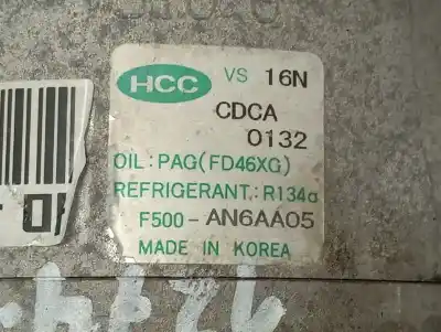 Second-hand car spare part air conditioning compressor for kia cee´d active oem iam references f500an6aa05  