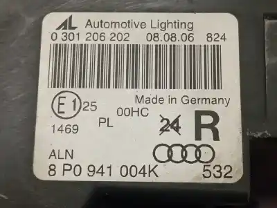 Автозапчасти б/у правая фара за audi a3 (8p) 2.0 tdi ambiente (dpf) (125kw) ссылки oem iam 8p0941004k  0301206202