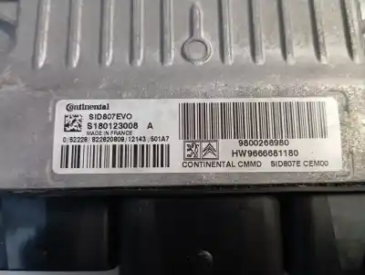 Peça sobressalente para automóvel em segunda mão centralina de motor uce por citroen c4 picasso exclusive referências oem iam 194479 9800268980 s180123008