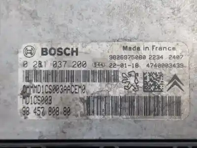 Peça sobressalente para automóvel em segunda mão centralina de motor uce por citroen jumpy combi confort m referências oem iam 1684467980 9845780880 0281037200 - 1684468180