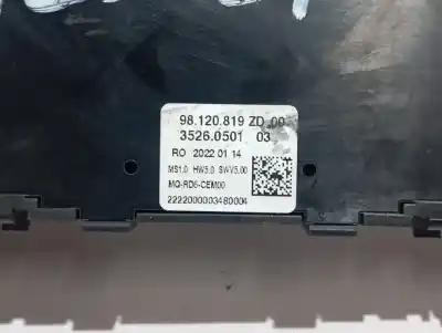 Pezzo di ricambio per auto di seconda mano comando controllo radio per citroen jumpy combi confort m riferimenti oem iam 98120819zd  