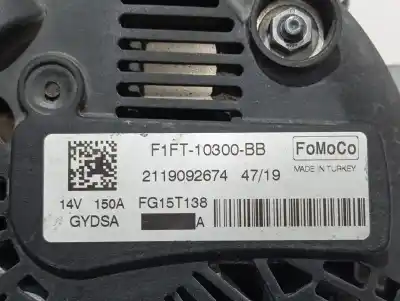 Pezzo di ricambio per auto di seconda mano alternatore per ford kuga (cbs) titanium riferimenti oem iam 2265729  f1ft10300bb