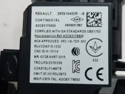 Peça sobressalente para automóvel em segunda mão comutador de ignição por renault clio v business referências oem iam 285916400r  a2c93178500