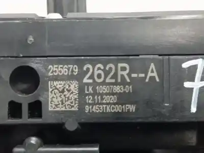 Second-hand car spare part headlights switch for renault clio v business oem iam references 255679262r  255540638r