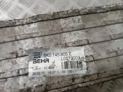 Peça sobressalente para automóvel em segunda mão intercooler por audi a4 berlina (b8) básico referências oem iam 8k0145805e  