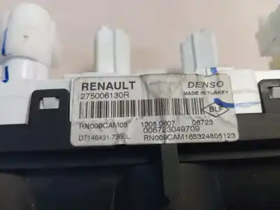 Second-hand car spare part heating / air conditioning control panel for renault clio v equilibre oem iam references 275006130r  