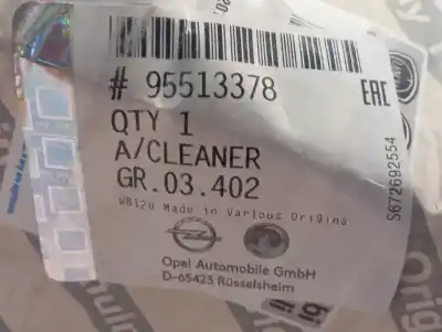 Pezzo di ricambio per auto di seconda mano filtro dell aria per opel combo d kasten l1h1 2.4t riferimenti oem iam 95513378  