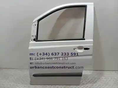 Second-hand car spare part left front door for mercedes-benz vito (w639) basic, combi 109 cdi compacto (639.601) oem iam references a6397201005