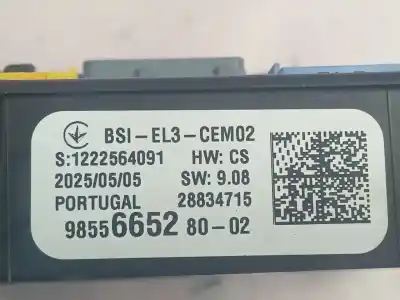 Peça sobressalente para automóvel em segunda mão caixa de fusíveis e relés por citroen c4 berlina e-plus referências oem iam 9855665280  