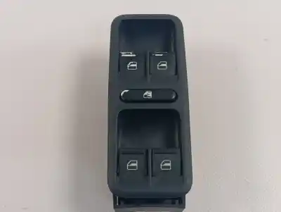 Peça sobressalente para automóvel em segunda mão Botão / Interruptor Elevador Vidro Dianteiro Esquerdo por SKODA FABIA (5J2 ) Style Referências OEM IAM 5J0959858A  