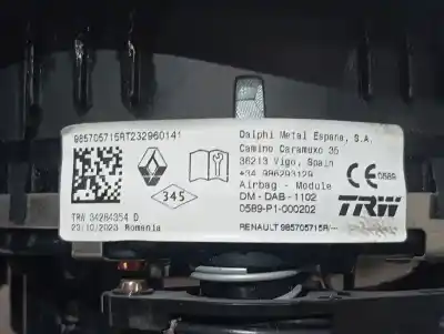 Peça sobressalente para automóvel em segunda mão airbag dianteiro esquerdo por renault express basis referências oem iam 985705715r  34284354d