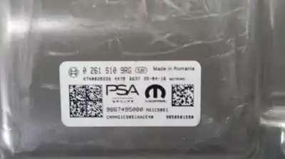 Peça sobressalente para automóvel em segunda mão centralina de motor uce por citroen c4 berlina e-plus referências oem iam 9867495080  9850501580