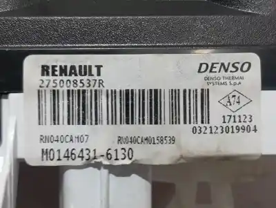 Second-hand car spare part heating / air conditioning control panel for renault express basis oem iam references 275008537r  m0146431