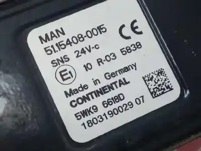 Second-hand car spare part nox sensor for man tgx 18.440 oem iam references 51154080015  