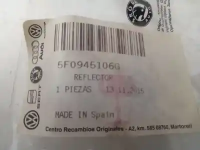 Pezzo di ricambio per auto di seconda mano Riflettore per SEAT LEON (5F1) 1.6 TDI Riferimenti OEM IAM 5F0945106G  