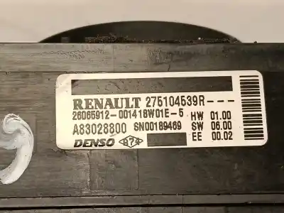 Peça sobressalente para automóvel em segunda mão comando de sofagem (chauffage / ar condicionado) por renault kangoo expression referências oem iam 275104539r  