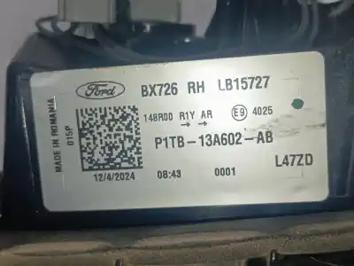 Second-hand car spare part interior rear right light for ford puma st-line oem iam references 2762805  p1tb13a602ab